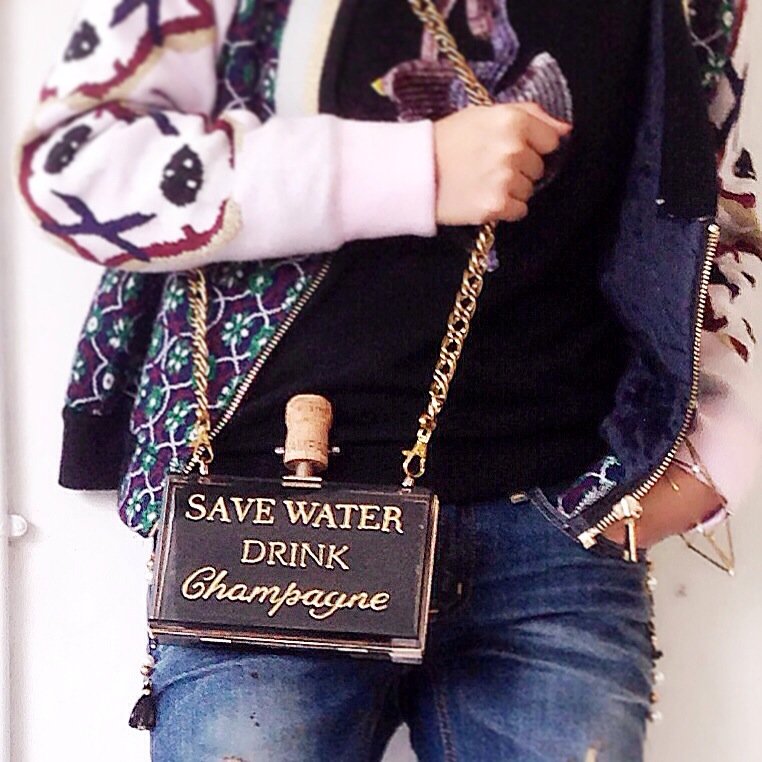 SAVE WATER Clutch