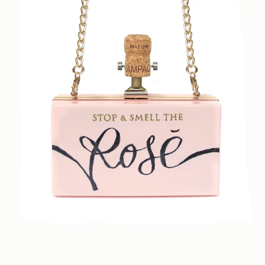 Rose clutch sales purse