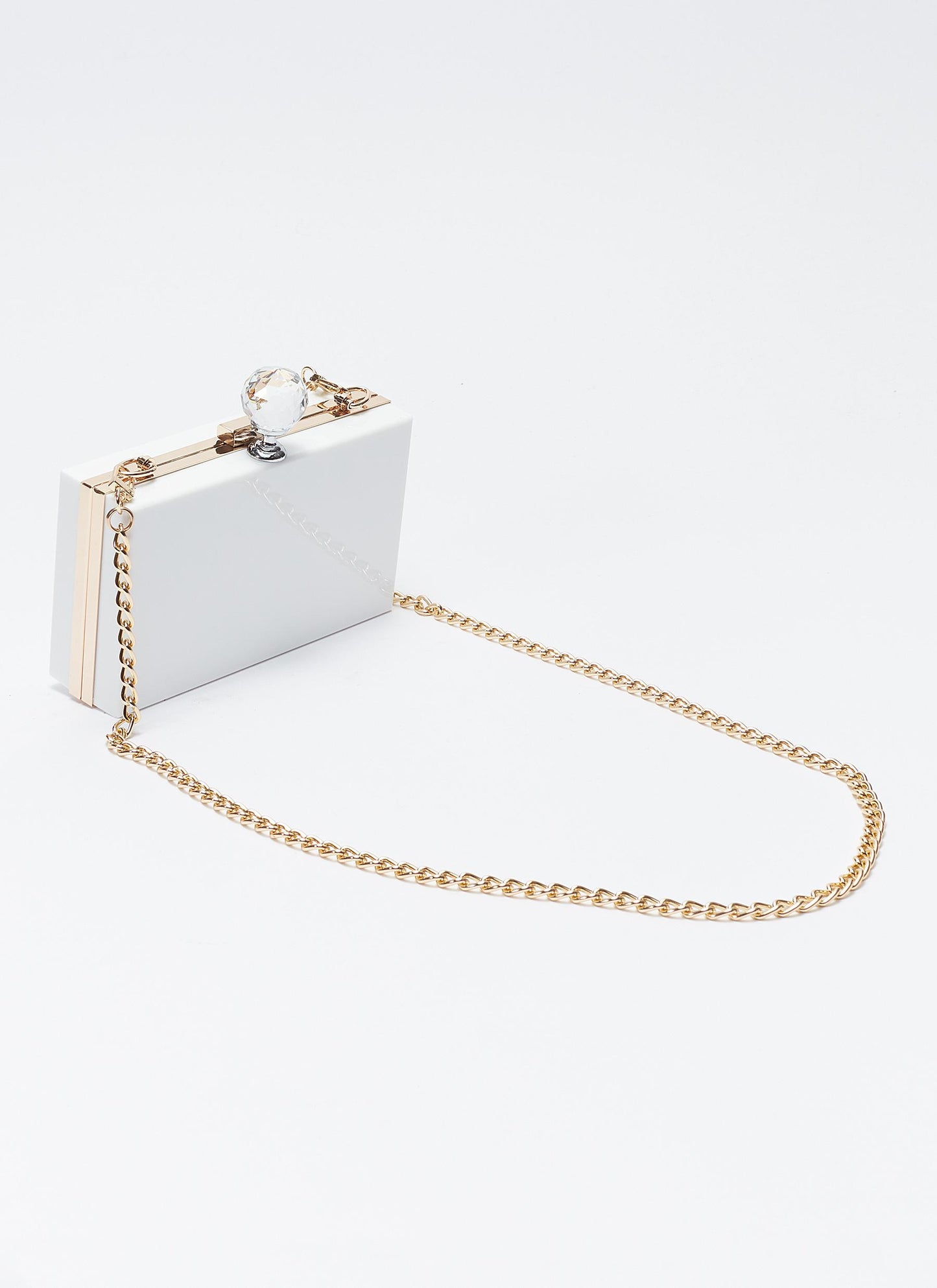 WOKE UP Clutch | White