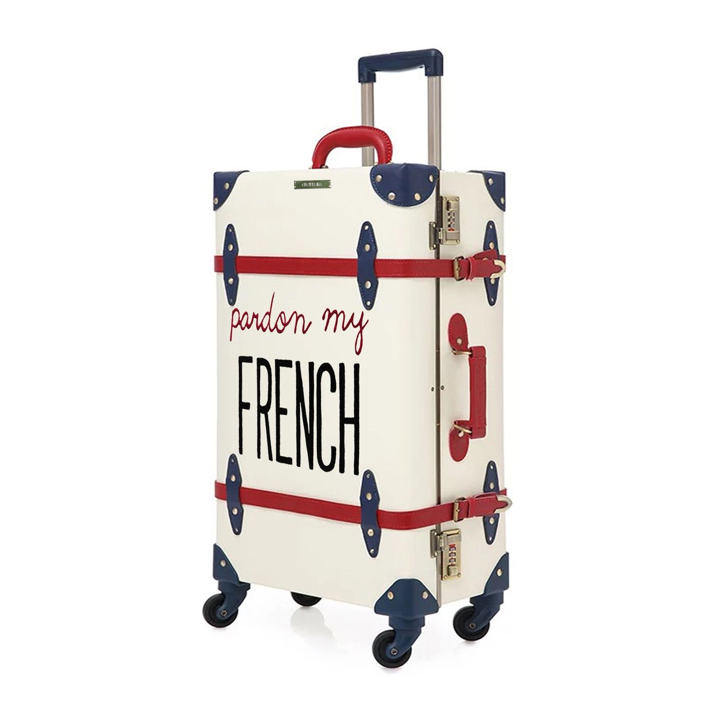 FRENCH | Suitcase | 20 inch | White