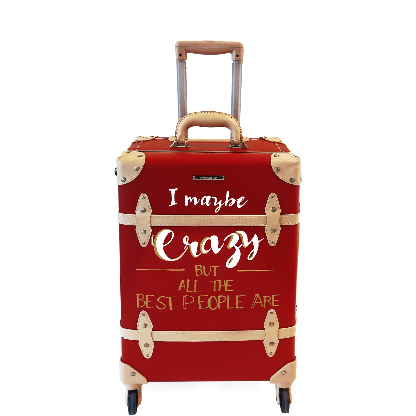 CRAZY | Suitcase | 20 inch | Red