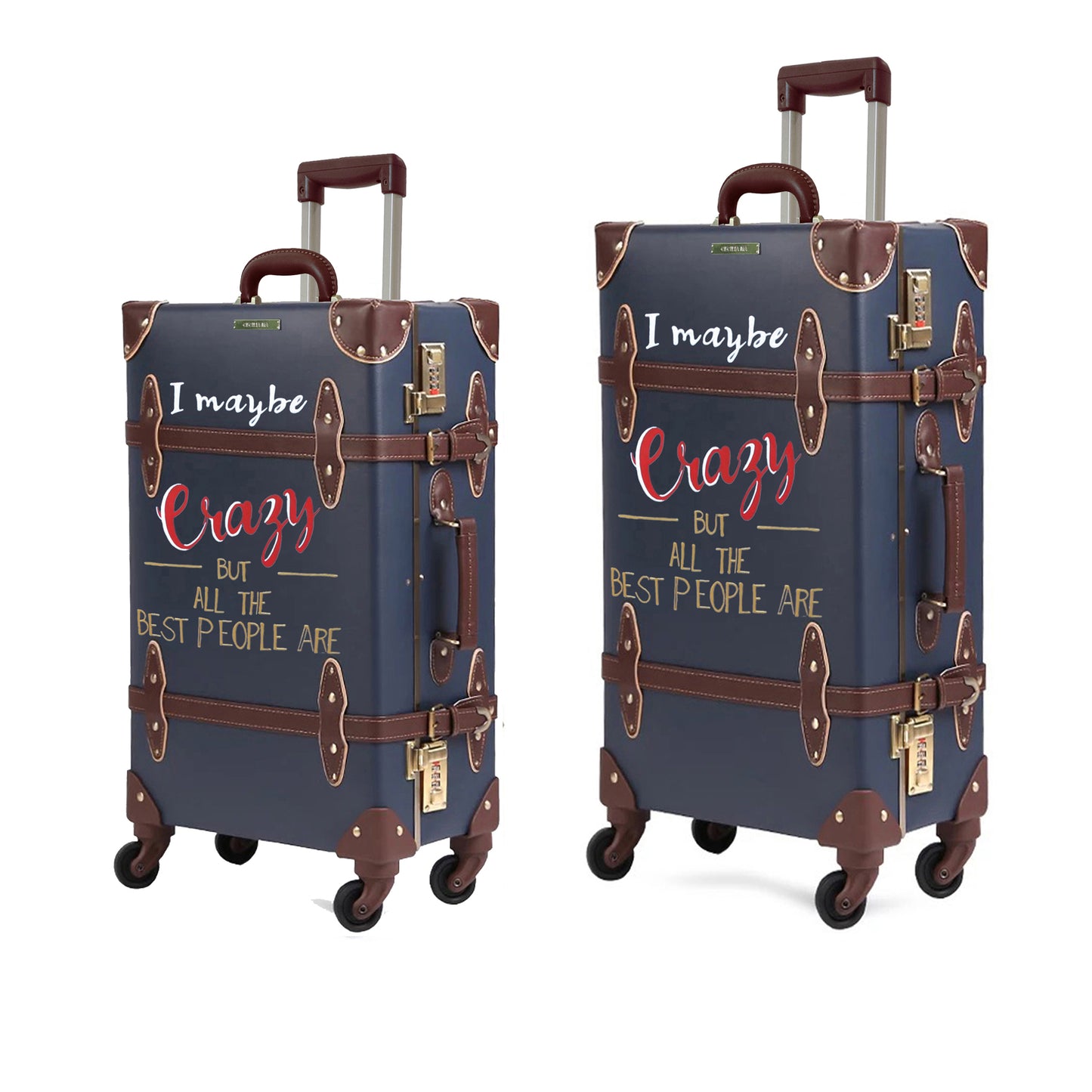 CRAZY | Suitcase | 22 inch | Navy