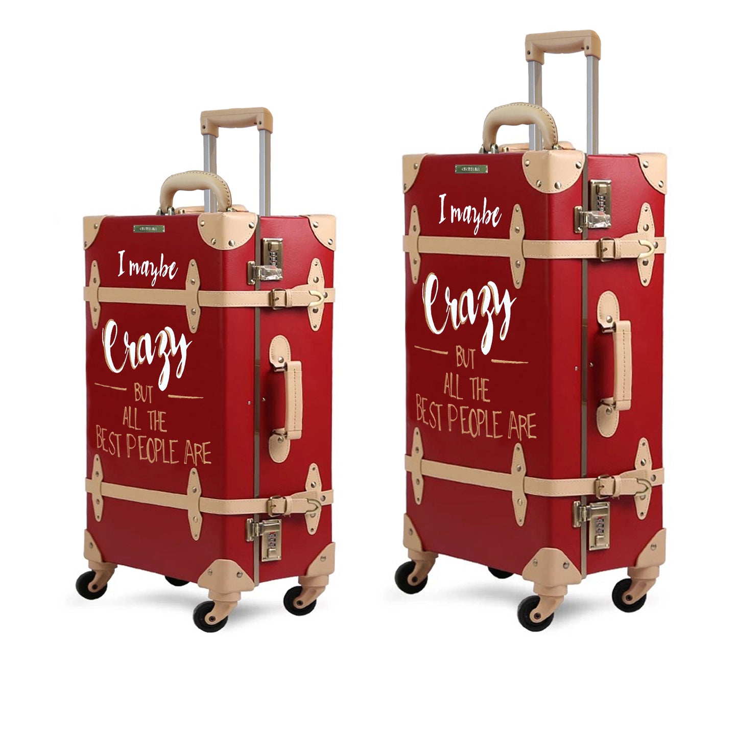 CRAZY | Suitcase | 22 inch | Red