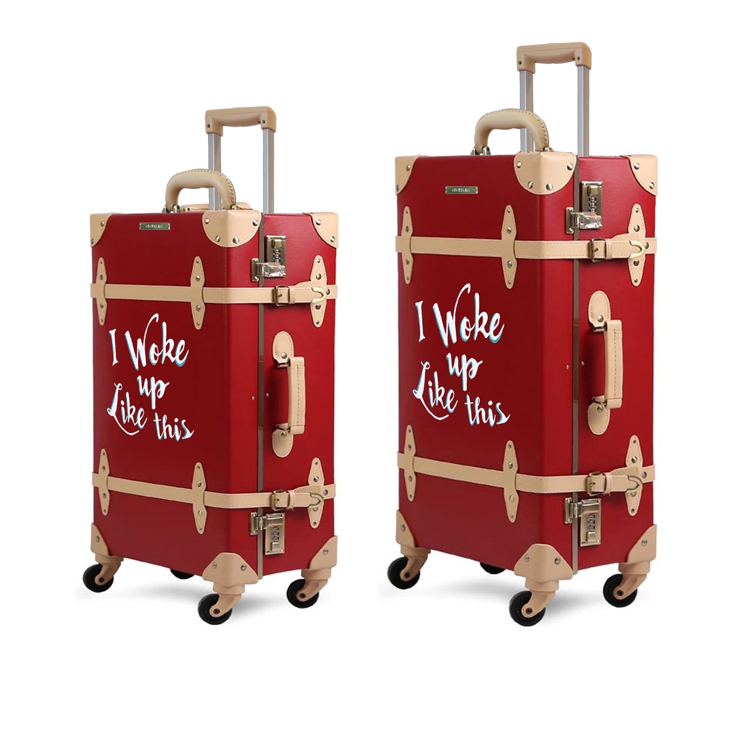 WOKE UP | Suitcase | 20 inch | Red