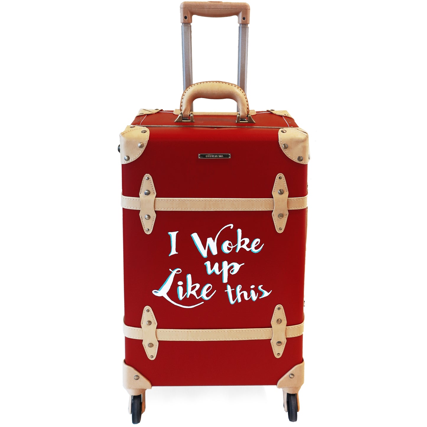 WOKE UP | Suitcase | 22 inch | Red