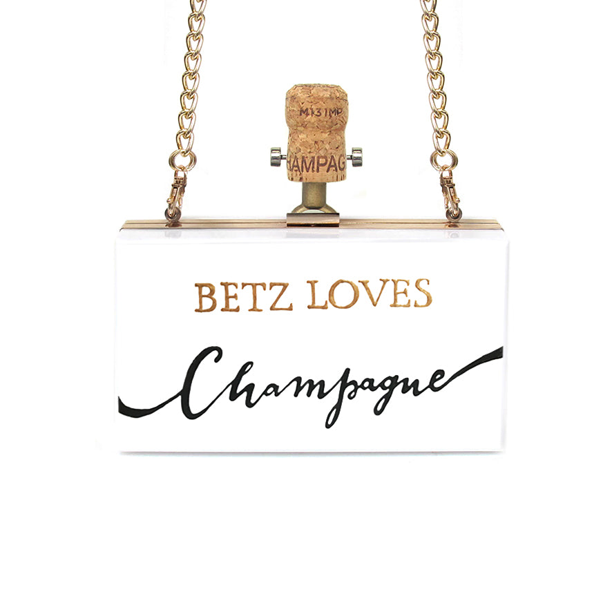 Made to order Champagne Clutch