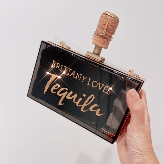 Made to order Champagne Clutch