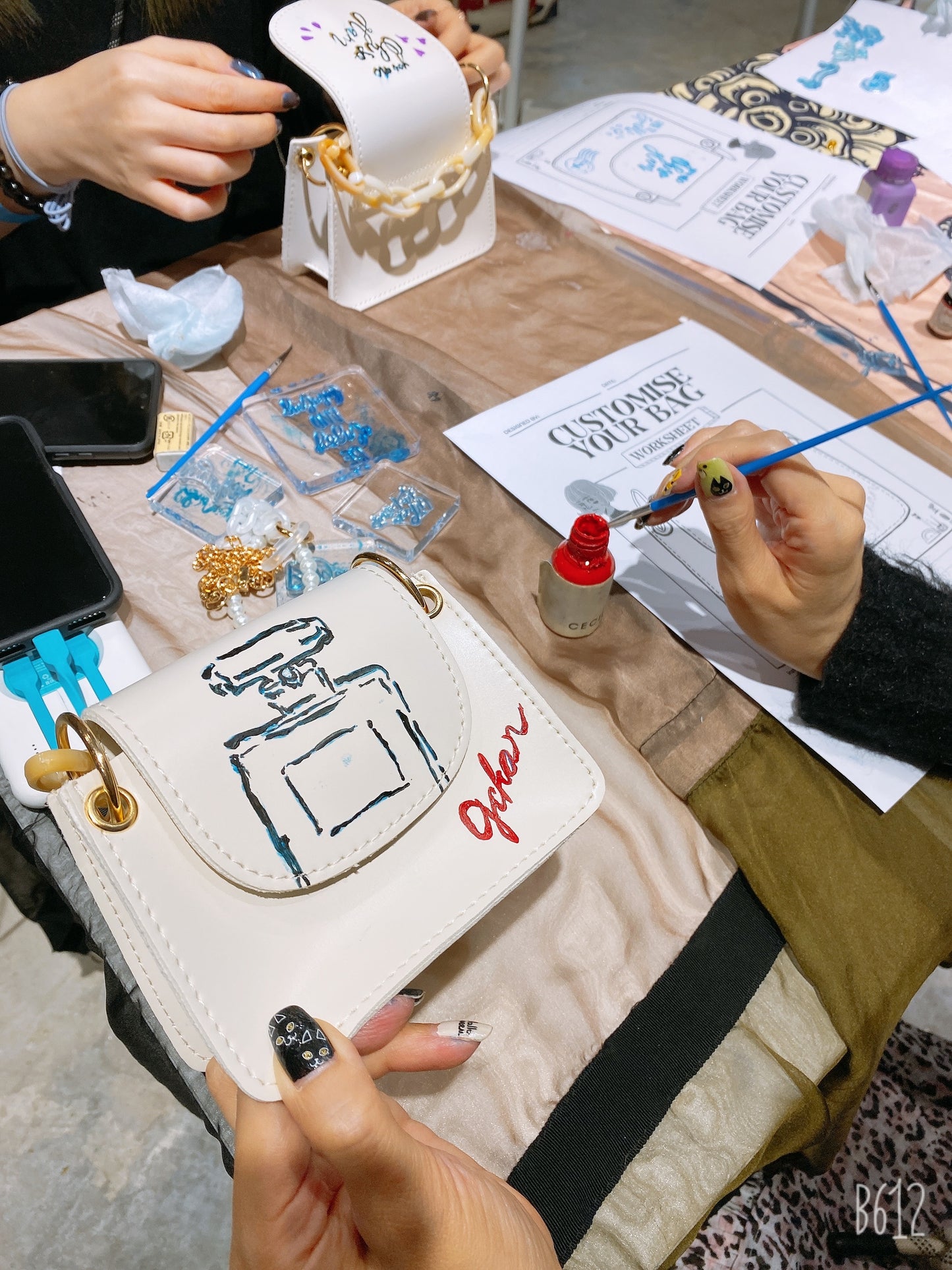 DIY Handpaint  leather Bag Workshop | 1.5 hours @$590HKD