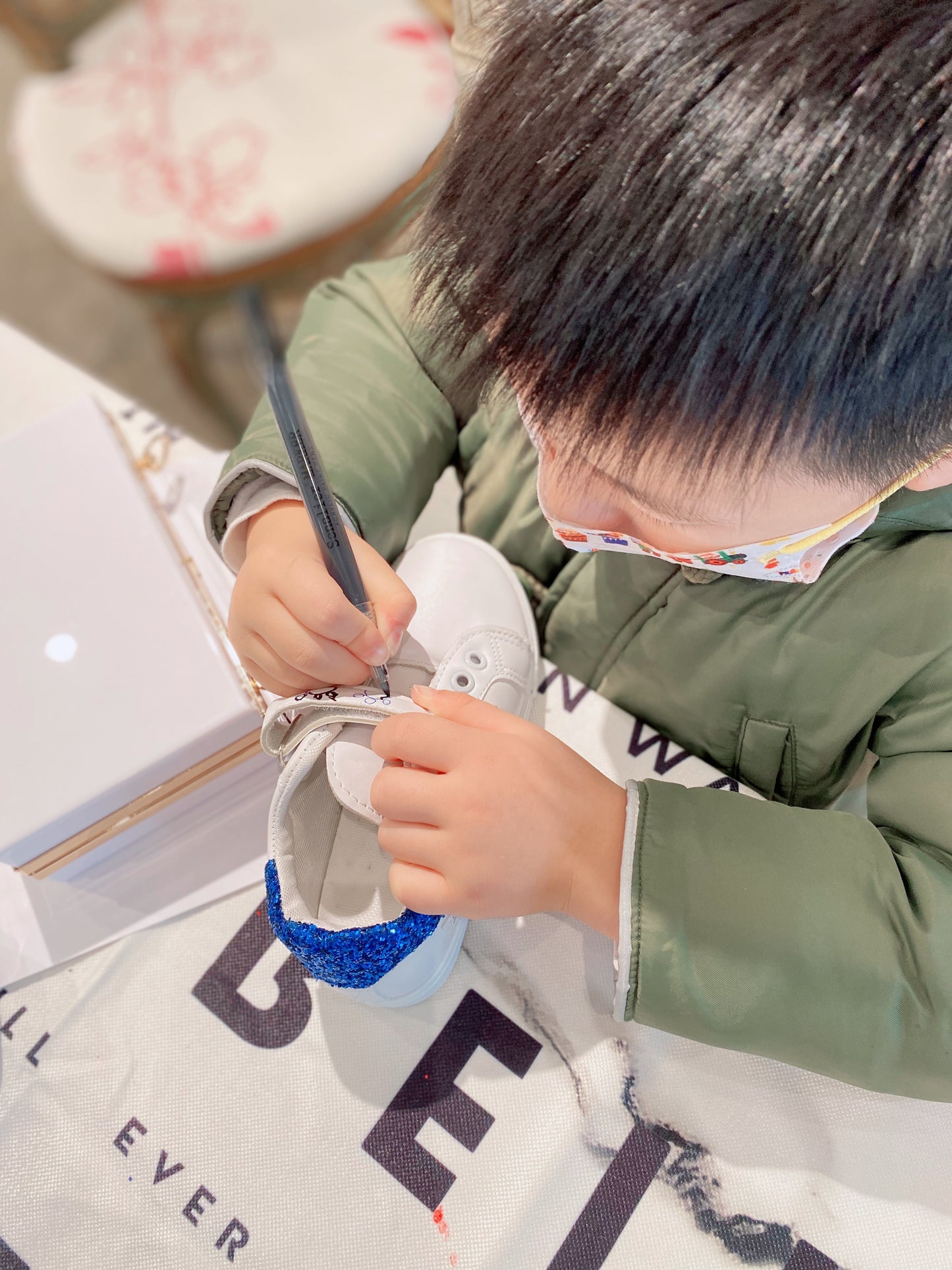 DIY Sneakers for kids | 小鞋塗鴉工作坊 1.5 小時 | @HKD$590