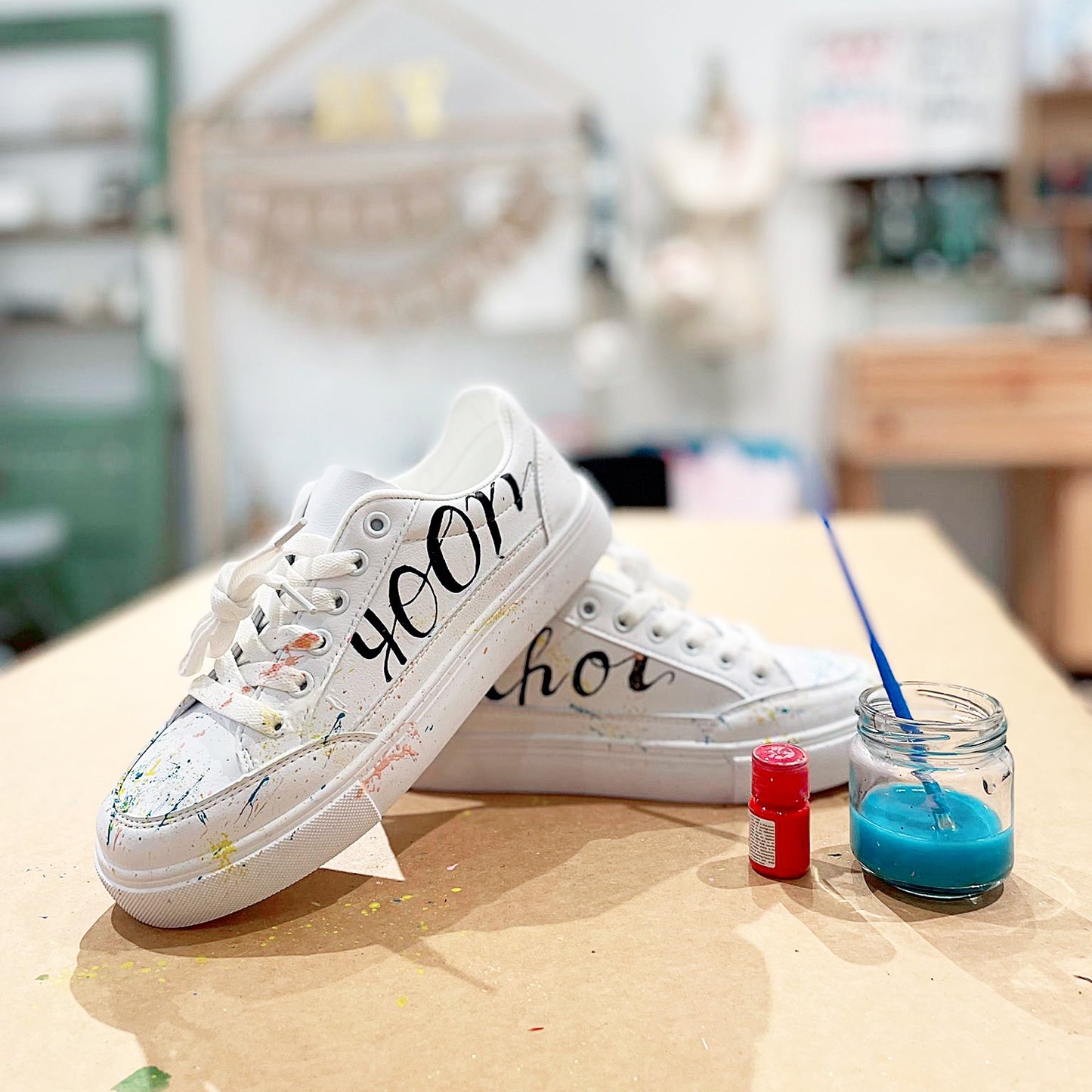 DIY Fashion Sneakers for adults | 手繪波鞋|時尚版 1.5小時 |@$HKD990