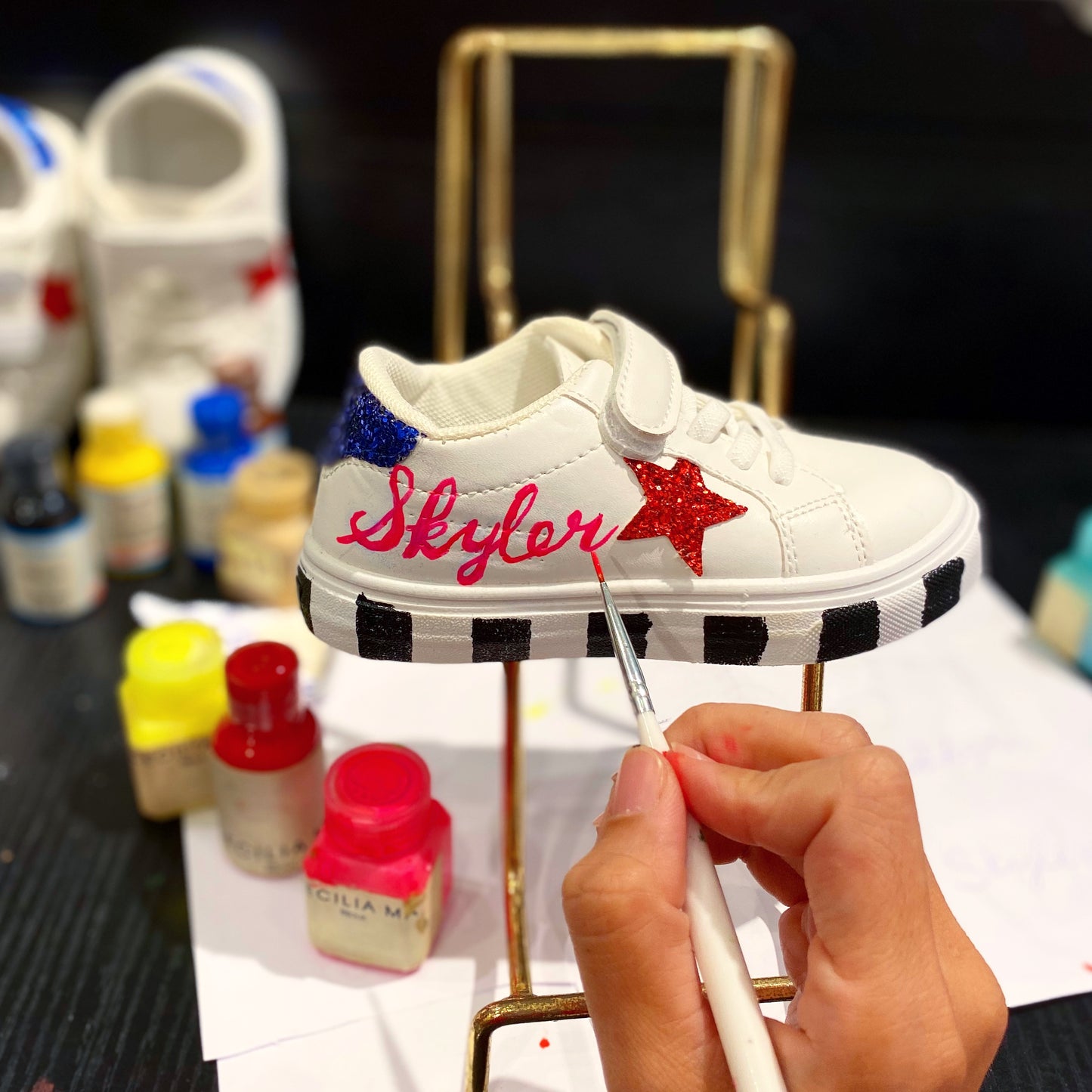 DIY Sneakers for kids | 小鞋塗鴉工作坊 1.5 小時 | @HKD$590