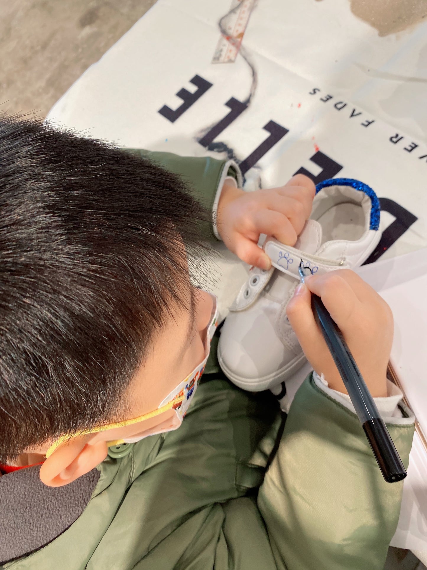 DIY Sneakers for kids | 小鞋塗鴉工作坊 1.5 小時 | @HKD$590