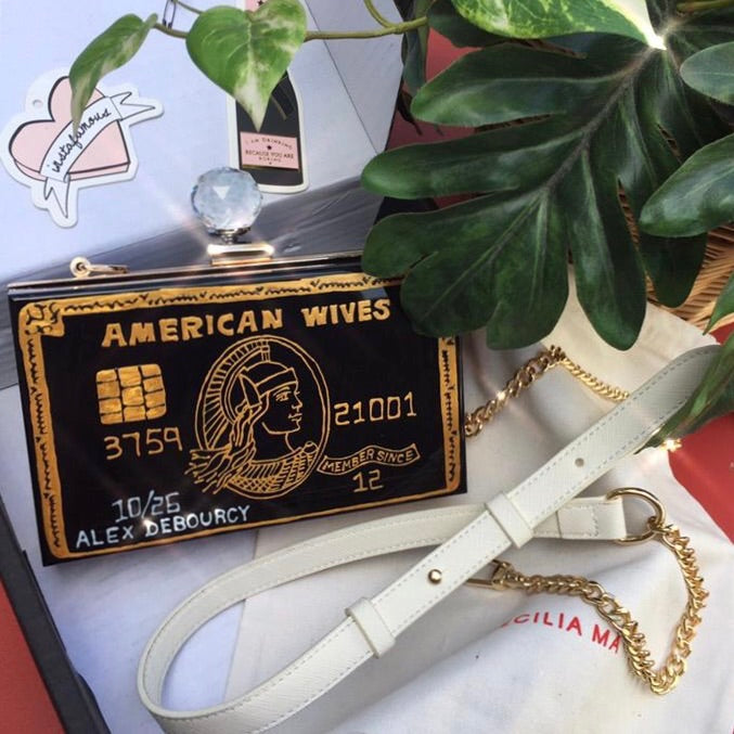 Customise Your Name on Credit Card Clutch