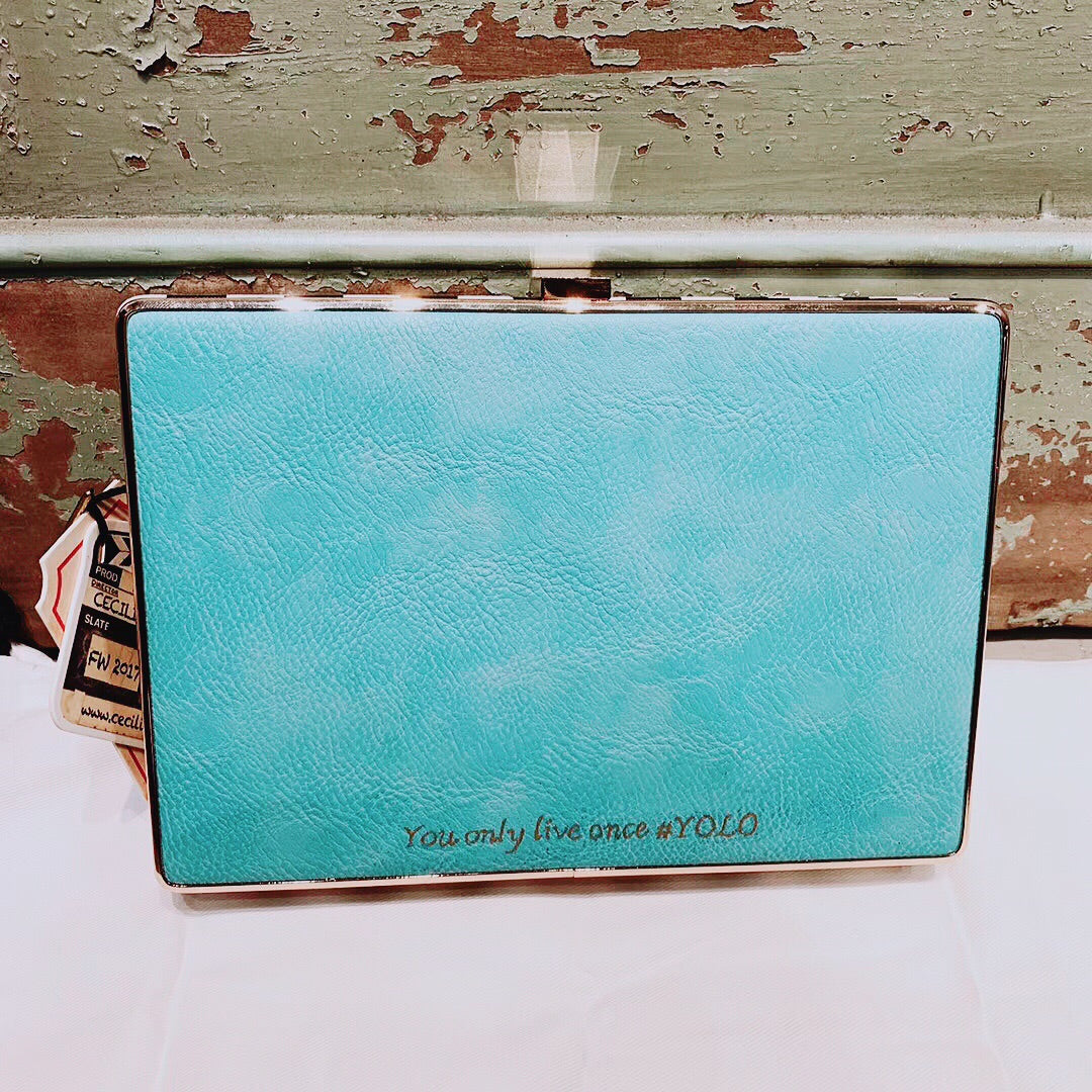 Special dates | Customise initials or dates at the back of clutch bag