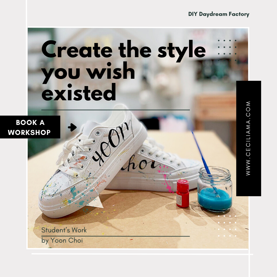 DIY Fashion Sneakers for adults | 手繪波鞋｜時尚版 1.5小時 ｜@$HKD990