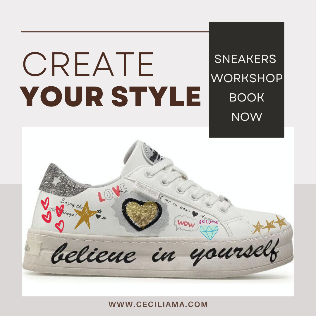 DIY Fashion Sneakers for adults | 手繪波鞋|時尚版 1.5小時 |@$HKD990