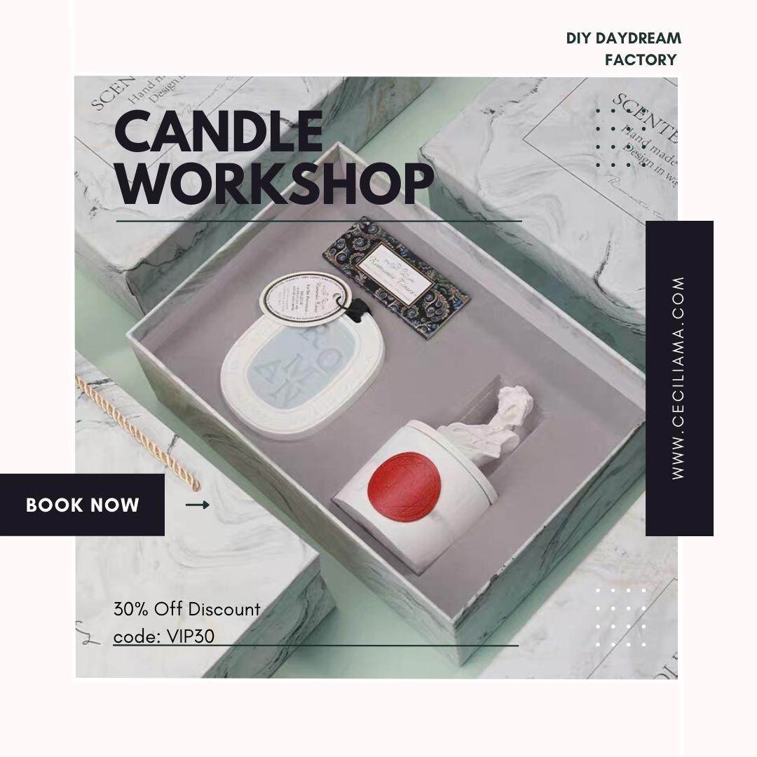 DIY Candle  | 蠟燭乾花工作坊  @$590HKD
