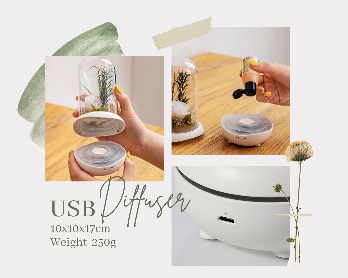 DIY Aroma Diffuser Lamp |保鮮花香薰機工作坊 @$990HKD