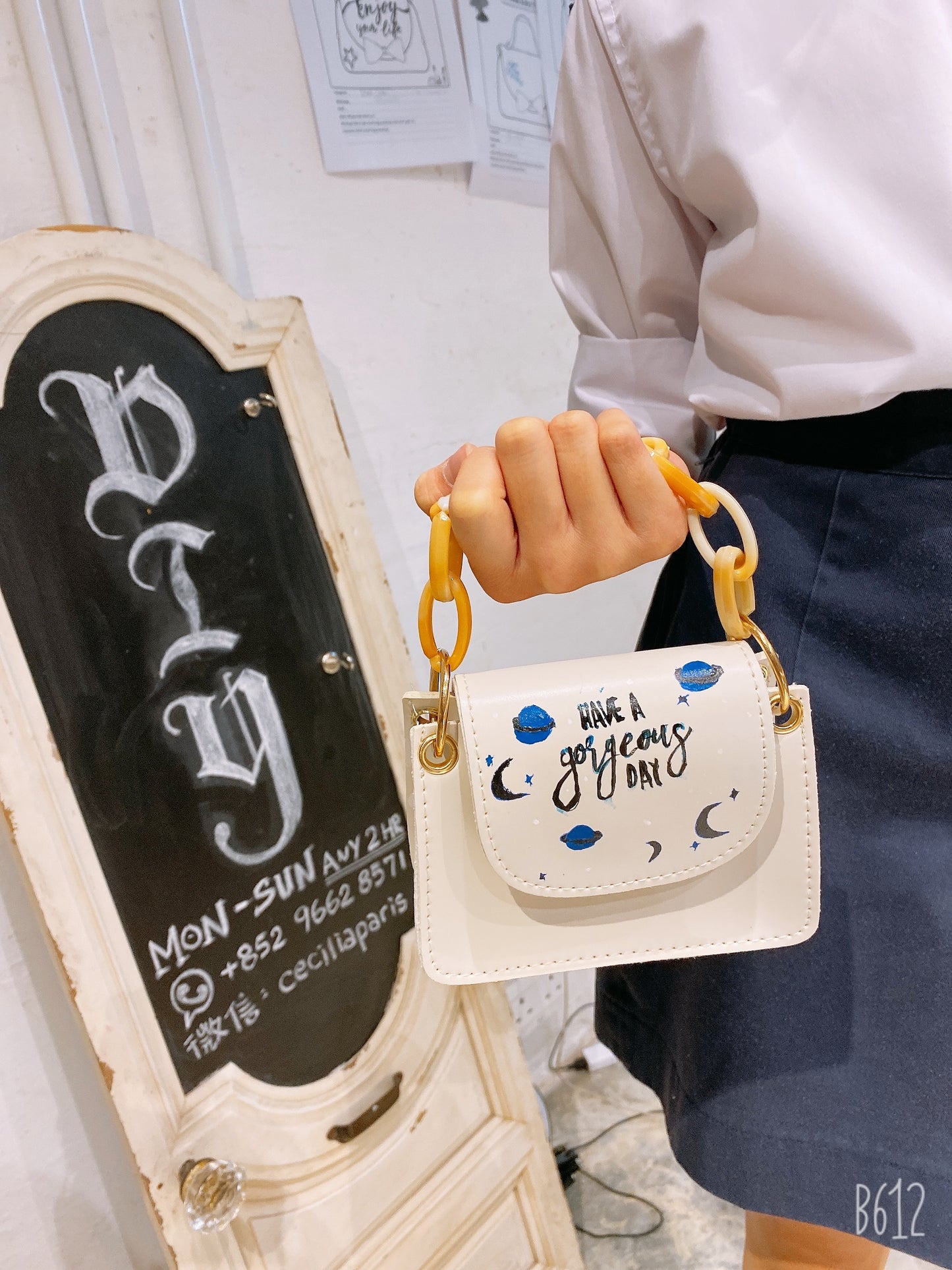 DIY Handpaint  leather Bag Workshop | 1.5 hours @$590HKD