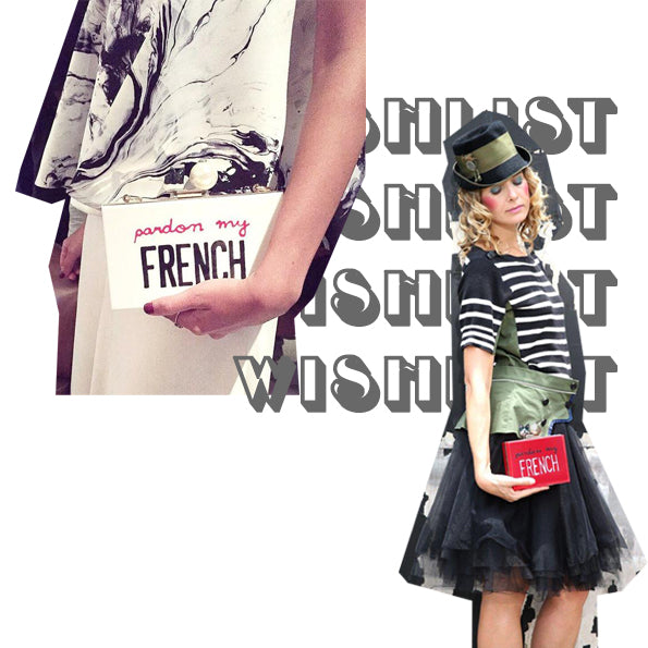 PARDON MY FRENCH Clutch