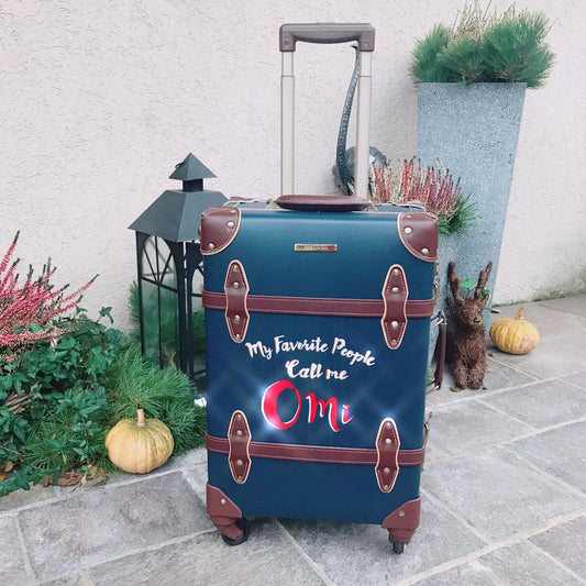 Personalised Suitcase | 22 inch | Navy