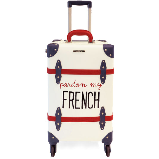FRENCH | Suitcase | 22 inch | White