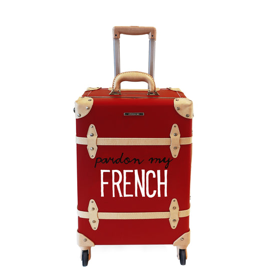FRENCH | Suitcase | 20 inch | Red