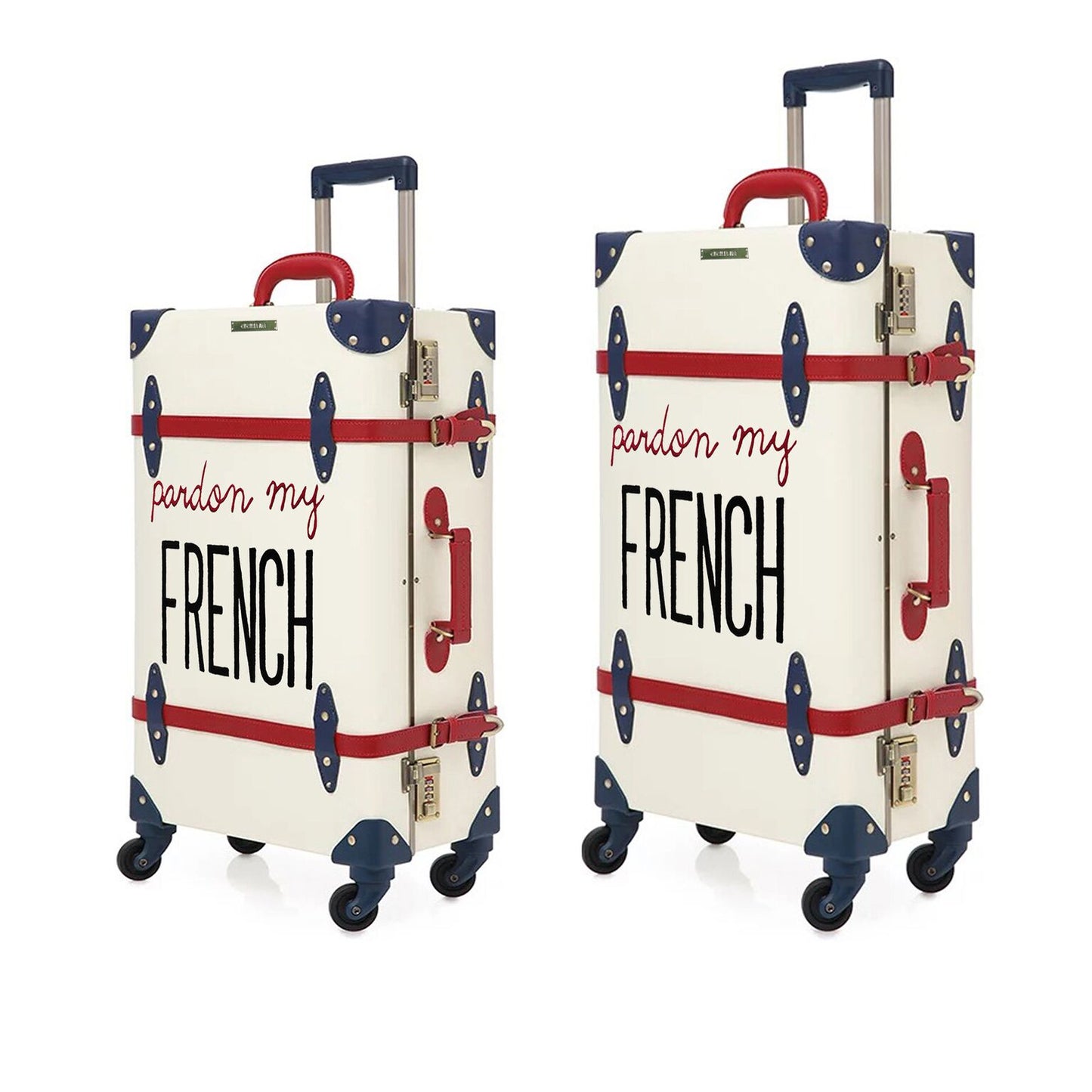 FRENCH | Suitcase | 22 inch | White