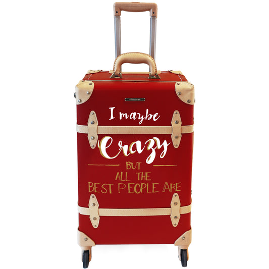 CRAZY | Suitcase | 22 inch | Red