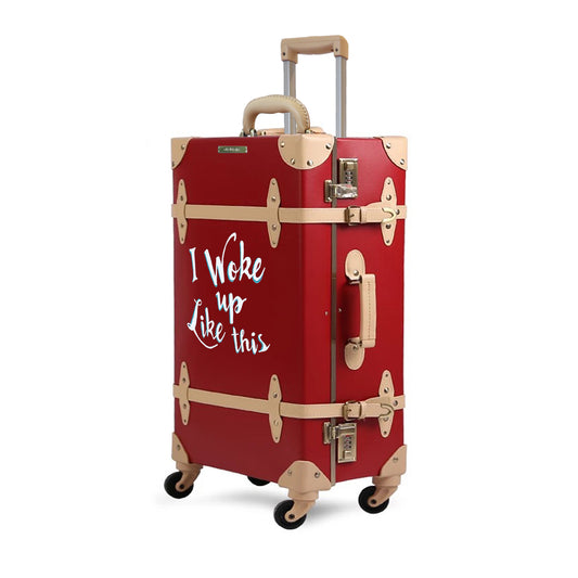 WOKE UP | Suitcase | 20 inch | Red