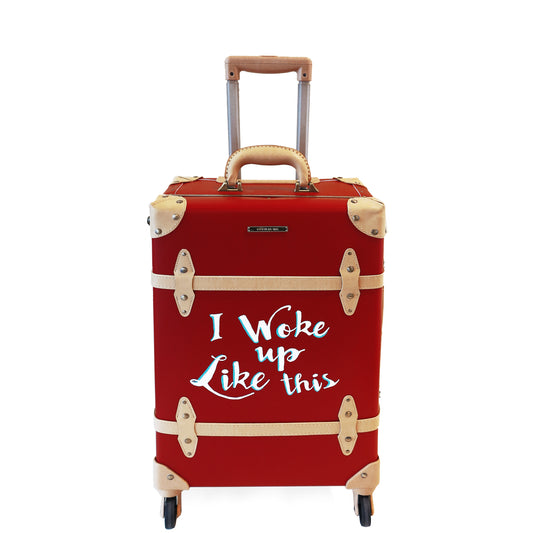 WOKE UP | Suitcase | 20 inch | Red