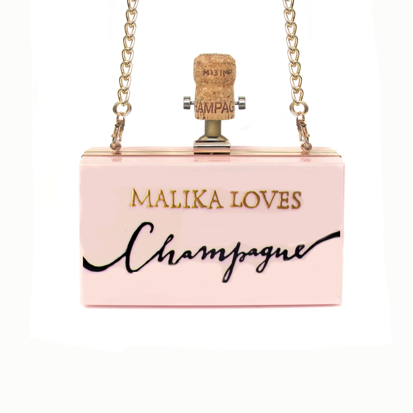 Made to order Champagne Clutch