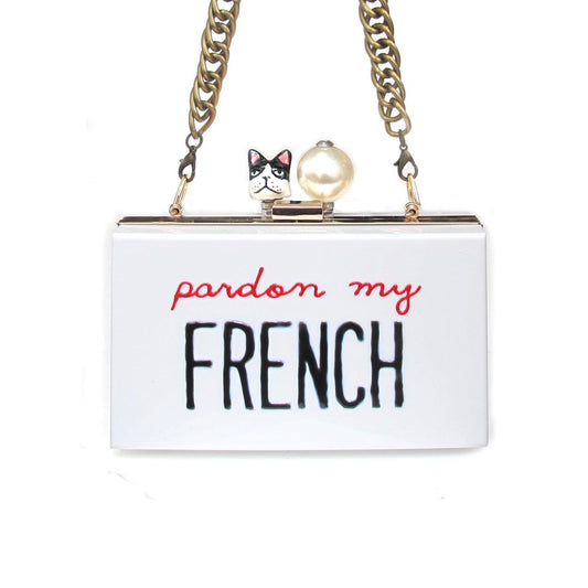 PARDON MY FRENCH Clutch