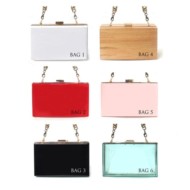 Customise Your Name on Clutch Bag