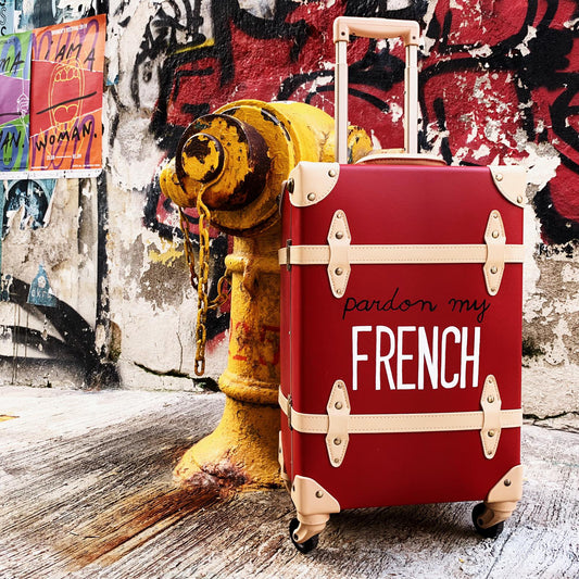 FRENCH | Suitcase | 20 inch | Red