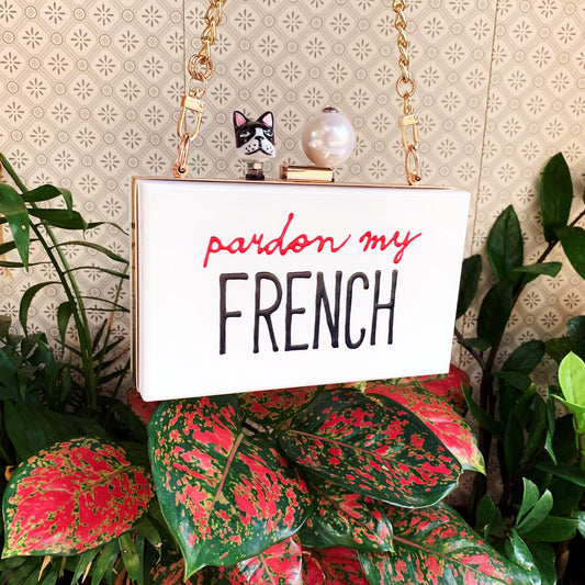 PARDON MY FRENCH Clutch