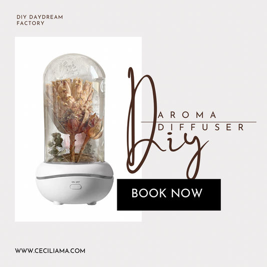 DIY Aroma Diffuser Lamp |保鮮花香薰機工作坊 @$990HKD