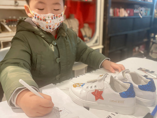 DIY Sneakers for kids | 小鞋塗鴉工作坊 1.5 小時 | @HKD$590