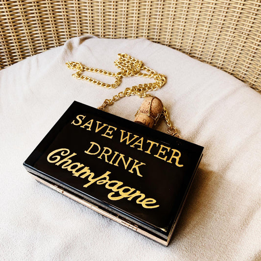 SAVE WATER Clutch